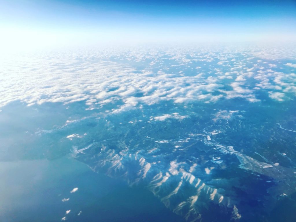 上から見た北海道