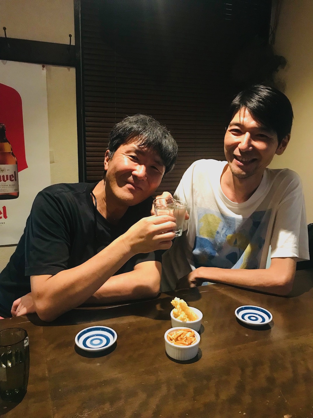 山本あつしさんと日本酒Barで