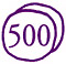 500円