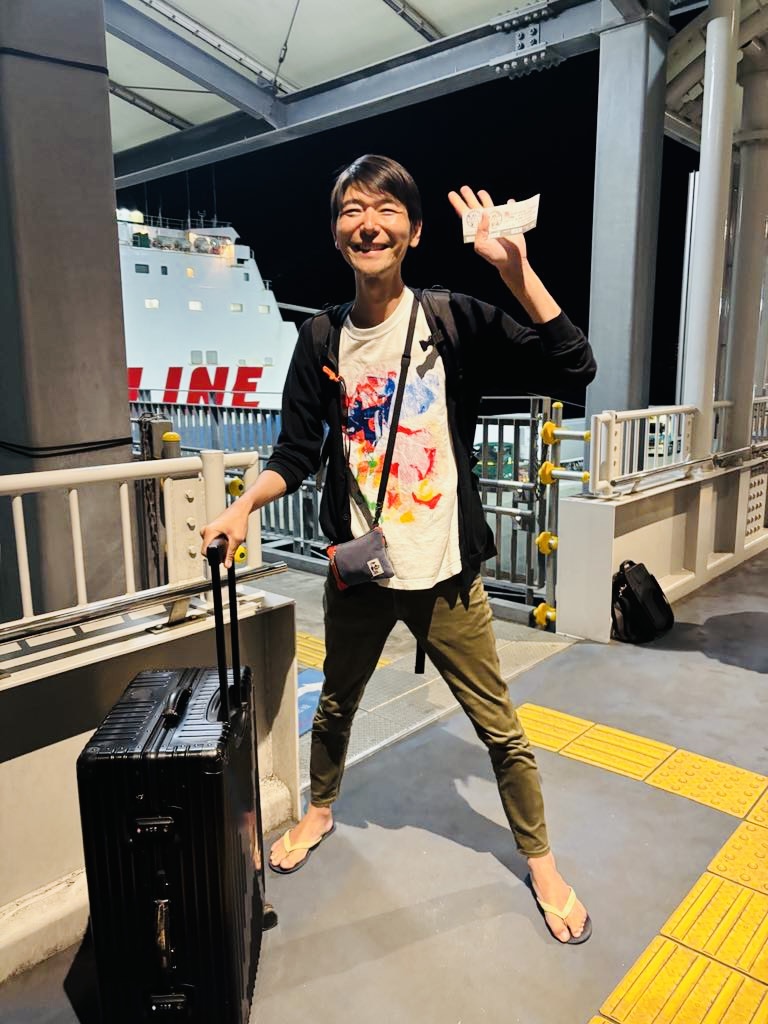 フェリー乗り場にて
